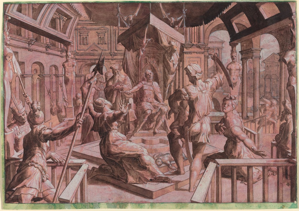 Salomons dom af Master Of The Liechtenstein Adoration