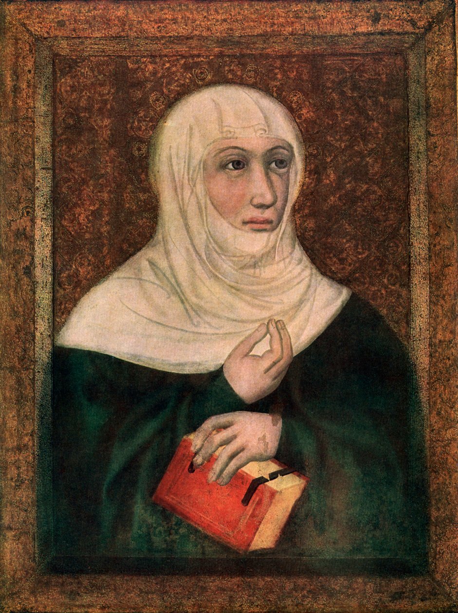 Sankt Clara, 1365-1367 1955 af Master Theodoric