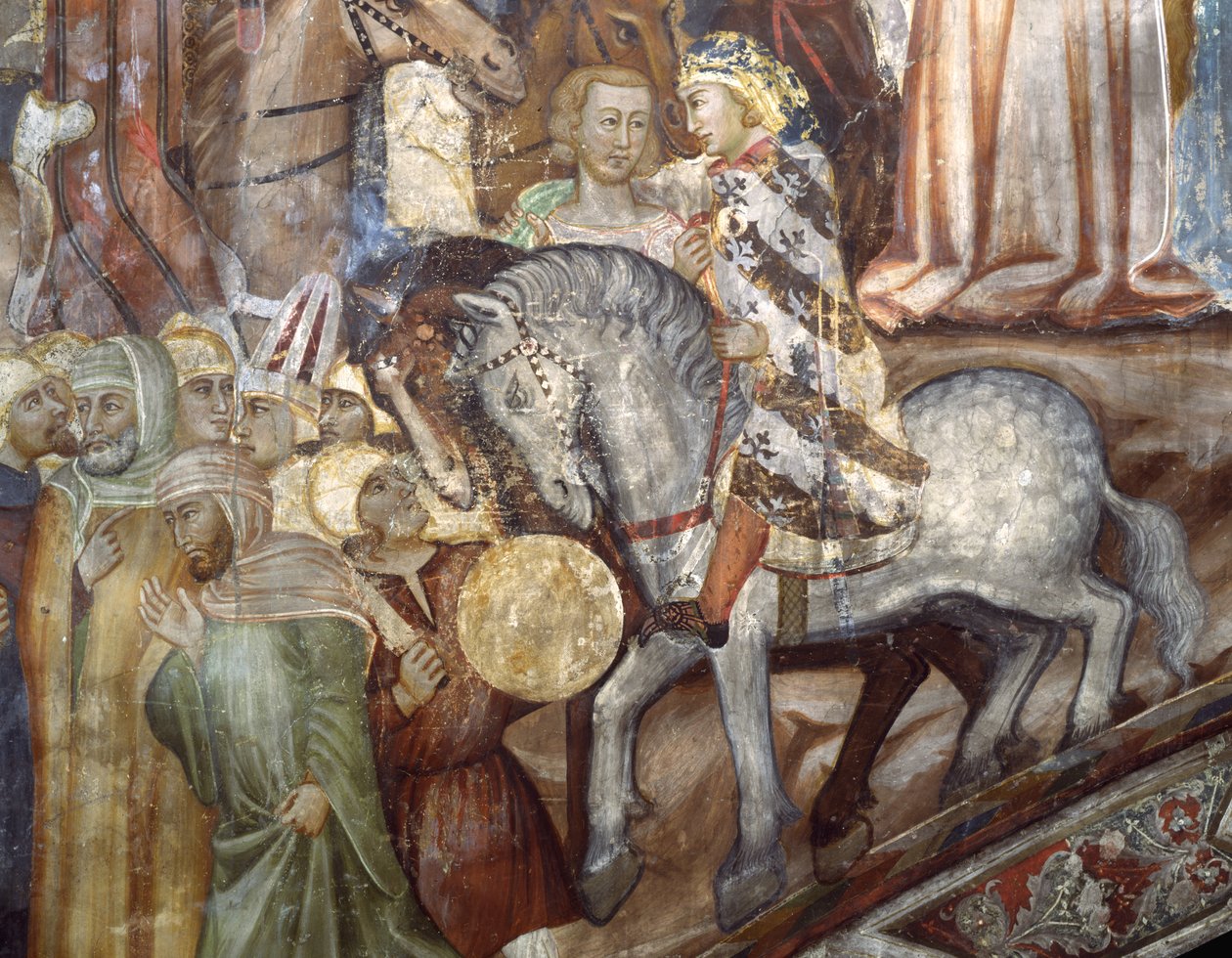 Detalje fra korsfæstelsen af Master Trecentesco of Sacro Speco School