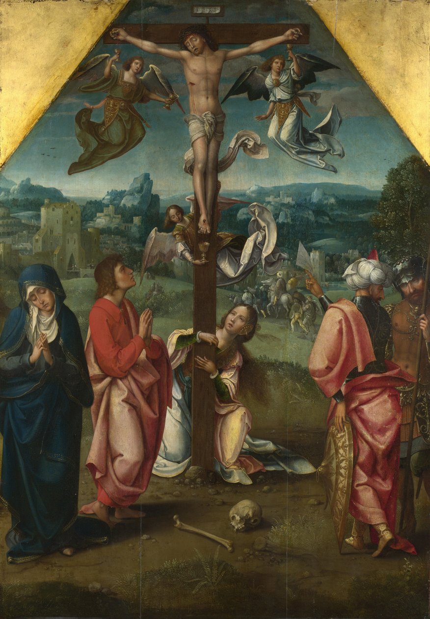 Korsfæstelsen, ca 1518 af Master of 1518
