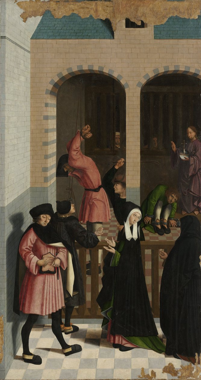 De syv værker af barmhjertighed: løskøber fanger, 1504 af Master of Alkmaar