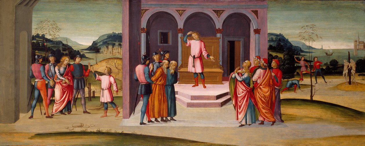 Daniel Saving Susanna, Daniels dom og henrettelse af de ældste af Master of Apollo and Daphne