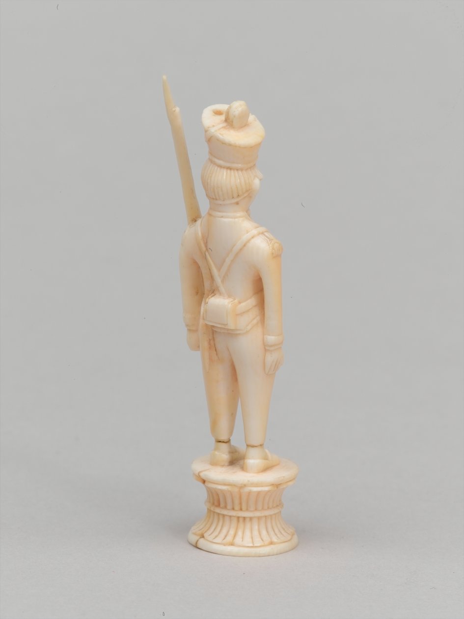Hvid bonde, skakbrik, Indien, 1820 ca af Master of Coetivy