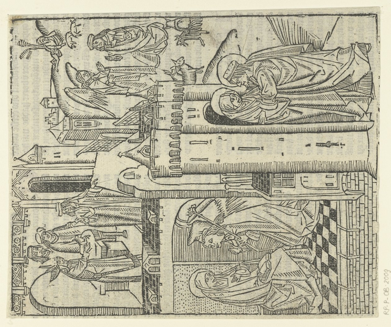 Annas og Joachims historie af Master of Delft (attributed to)