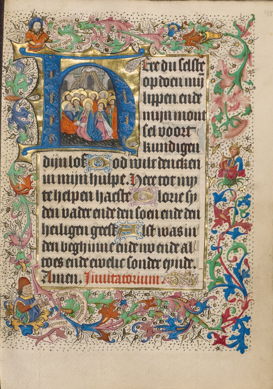 Indledende H: Pinse af Master of Evert Zoudenbalch