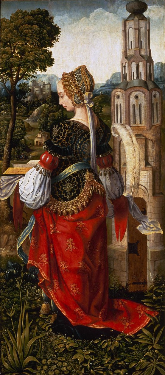St Barbara af Master of Frankfurt