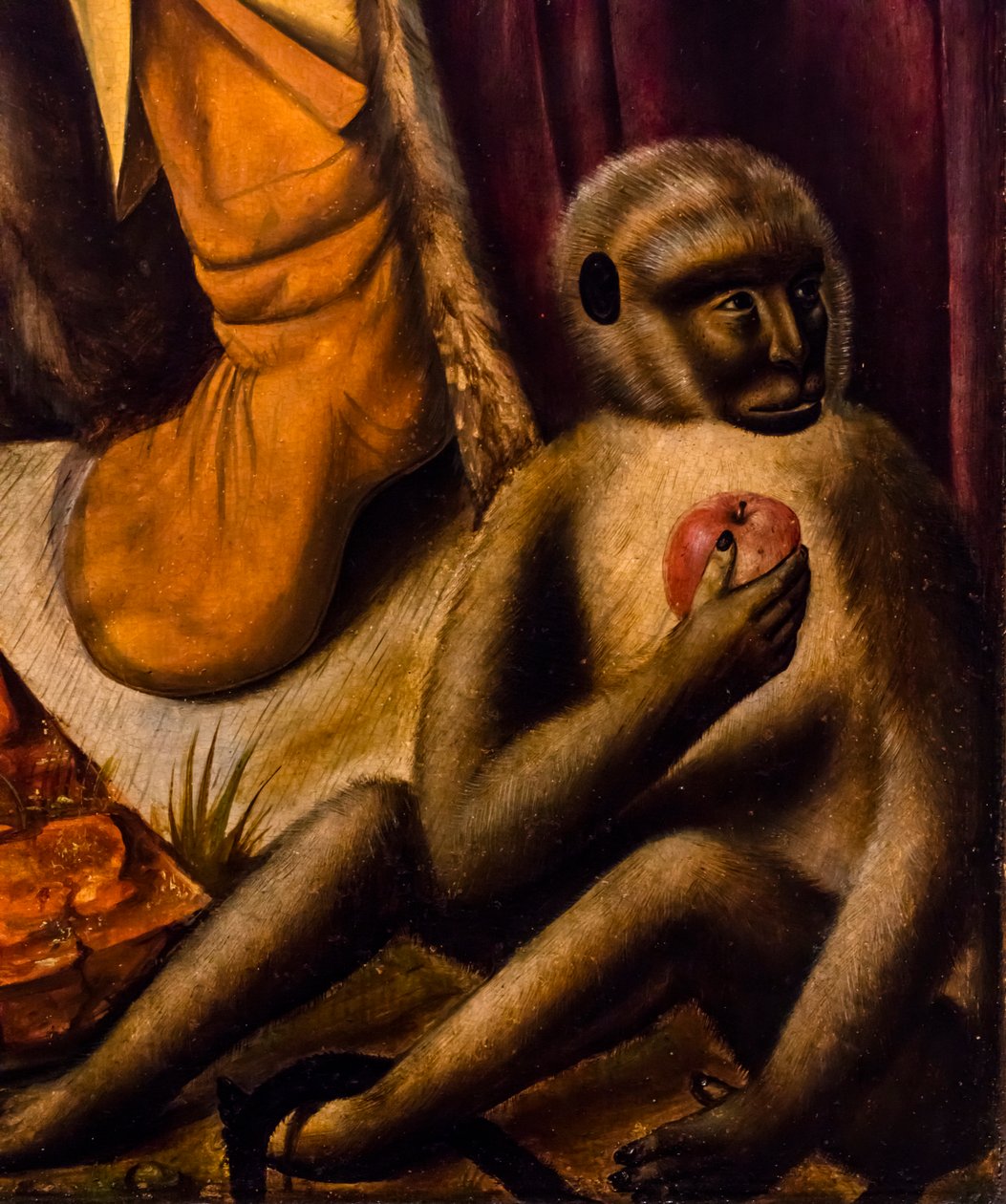 The Adoration of the Magi, ca. 1510 (Tempera og olie på træ (eg)) af Master of Frankfurt