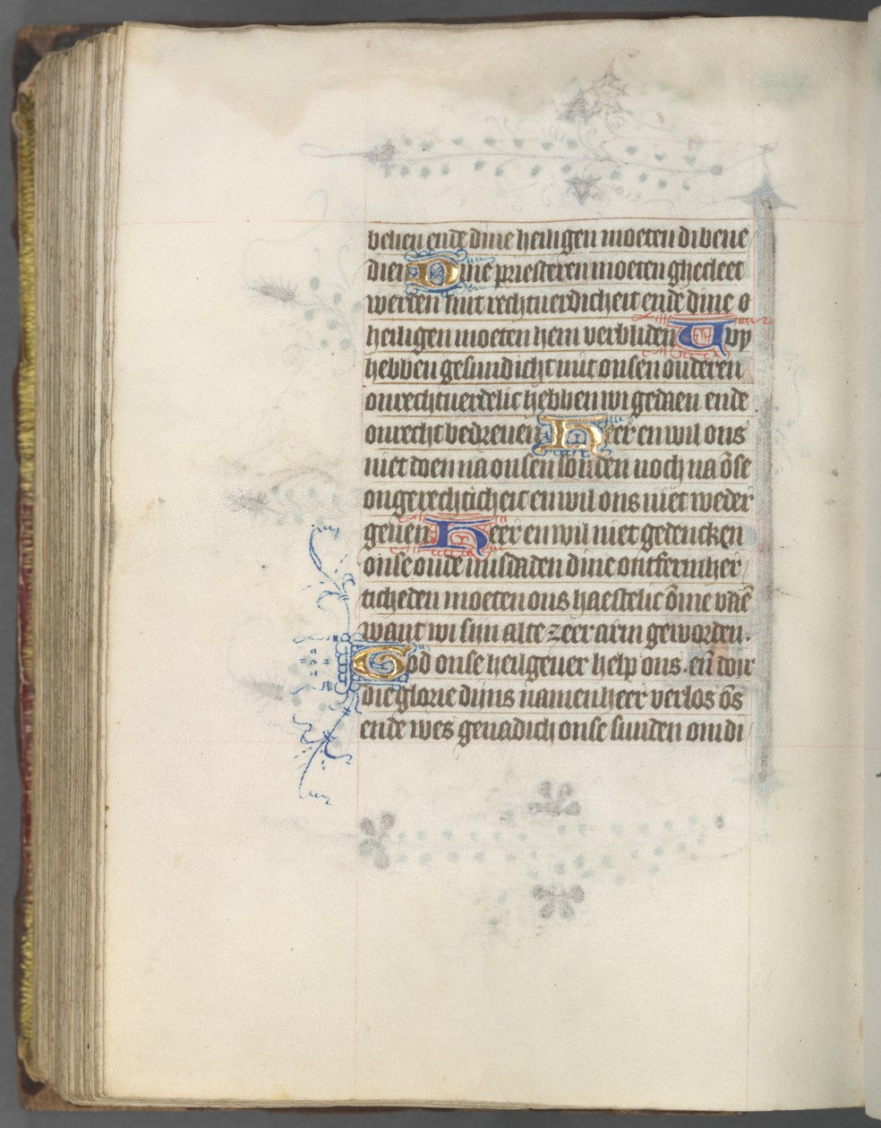 Tidebog (brug af Utrecht): fol. 174v, Tekst af Master of Gijsbrecht van Brederode