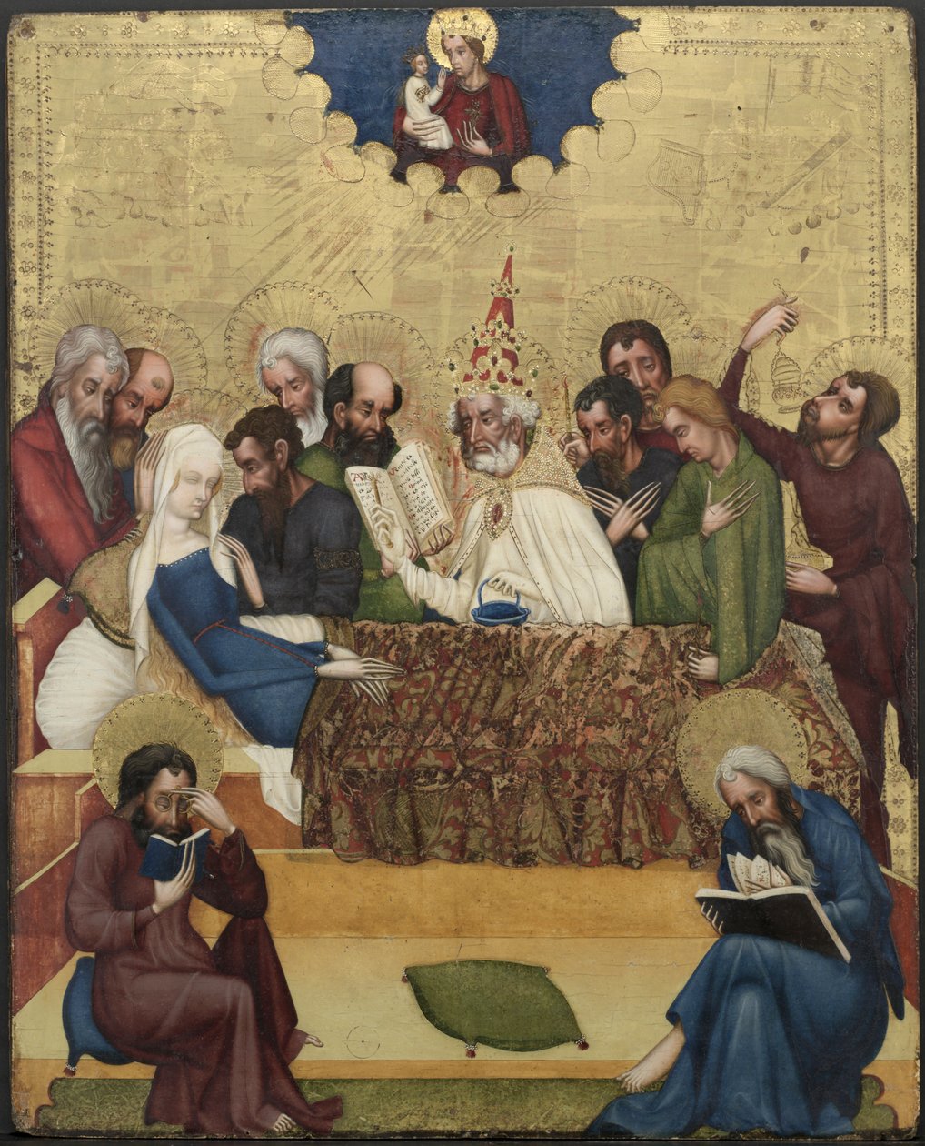 Jomfruens død af Master of Heiligenkreuz