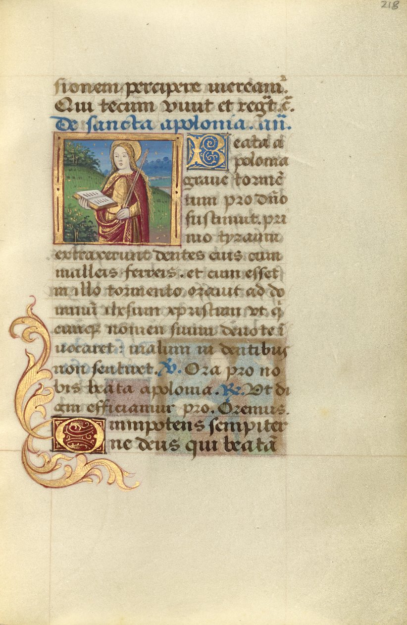 Sankt Apollonia af Master of Jacques de Besançon