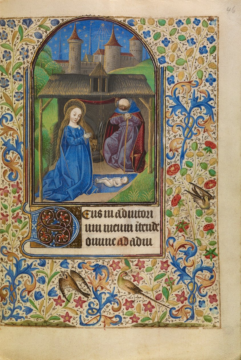Fødselskirken af Master of Jacques of Luxembourg