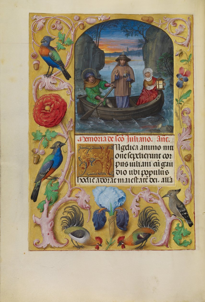 Sankt Julianus og hans kone af Master of James IV of Scotland
