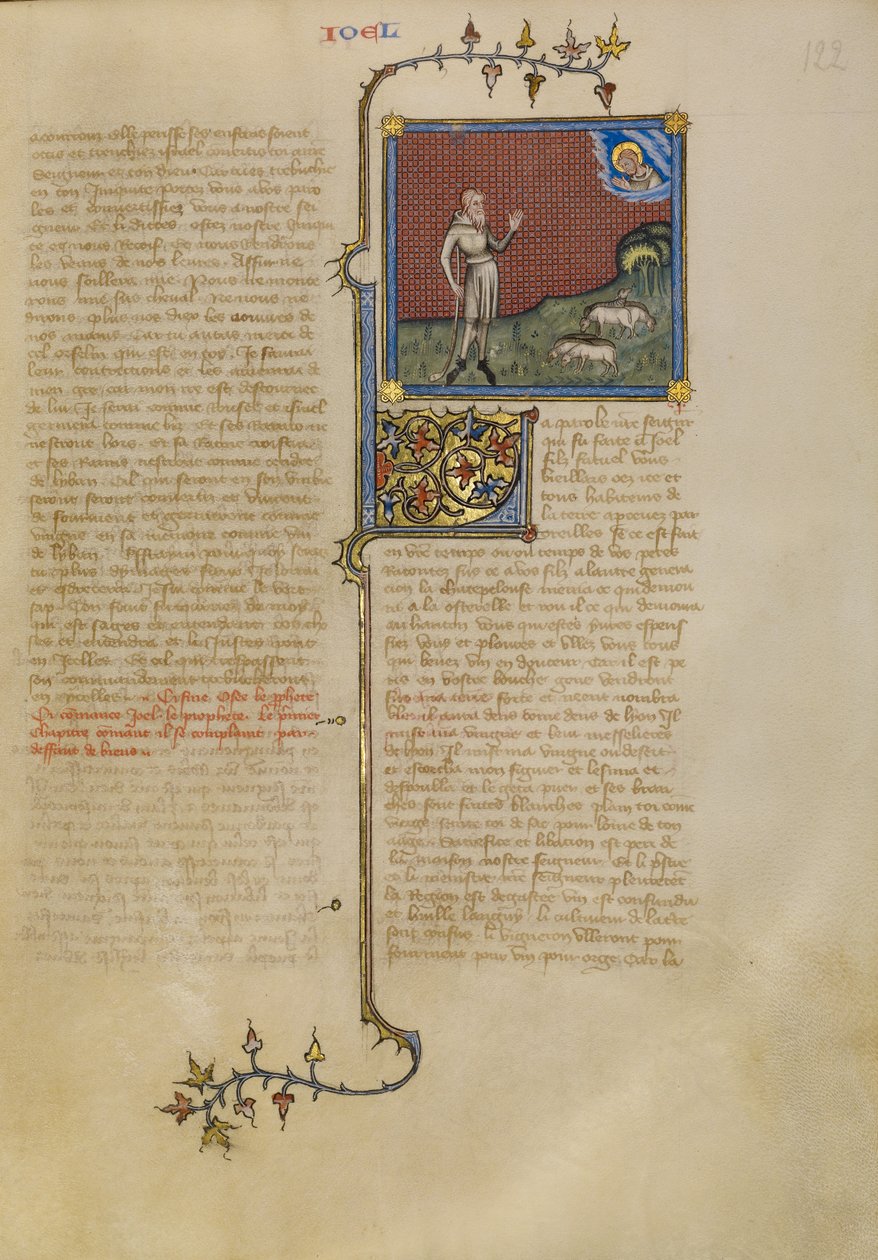 Gud taler til Joel af Master of Jean de Mandeville