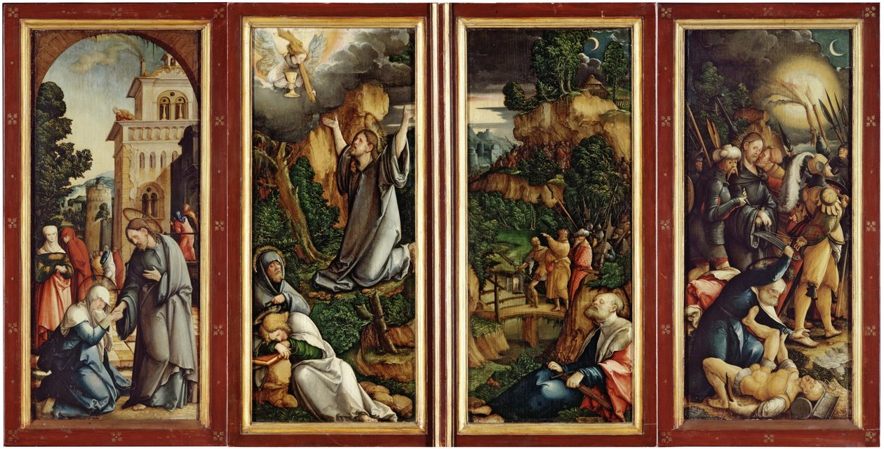 Wildenstein-altertavlen lukket af Master of Messkirch