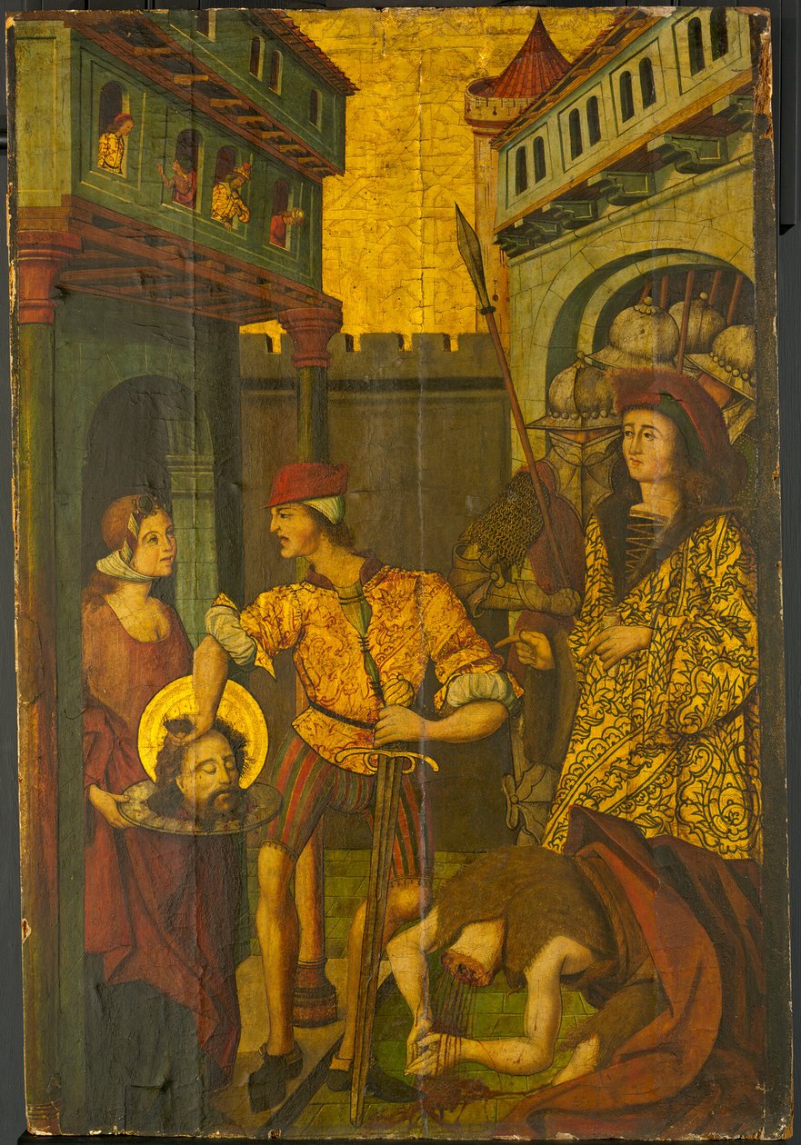 Halshugningen af Johannes Døberen af Master of Palanquinos