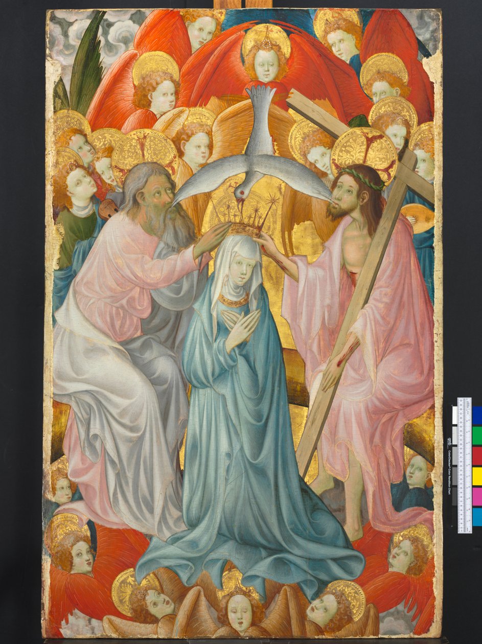 Jomfruens kroning med treenigheden, ca. 1400 af Master of Rubielos de Mora