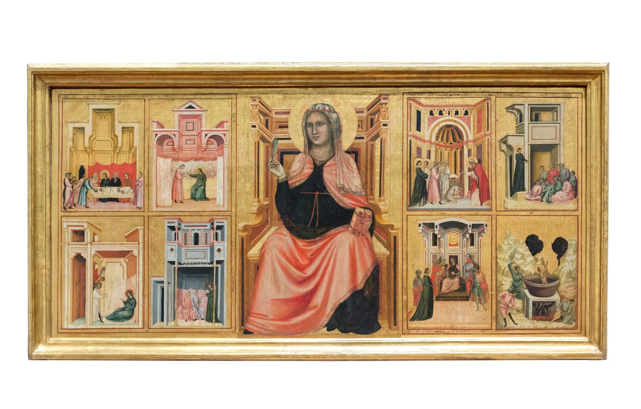 St Cecilia og historier om hendes liv af Master of Saint Cecilia