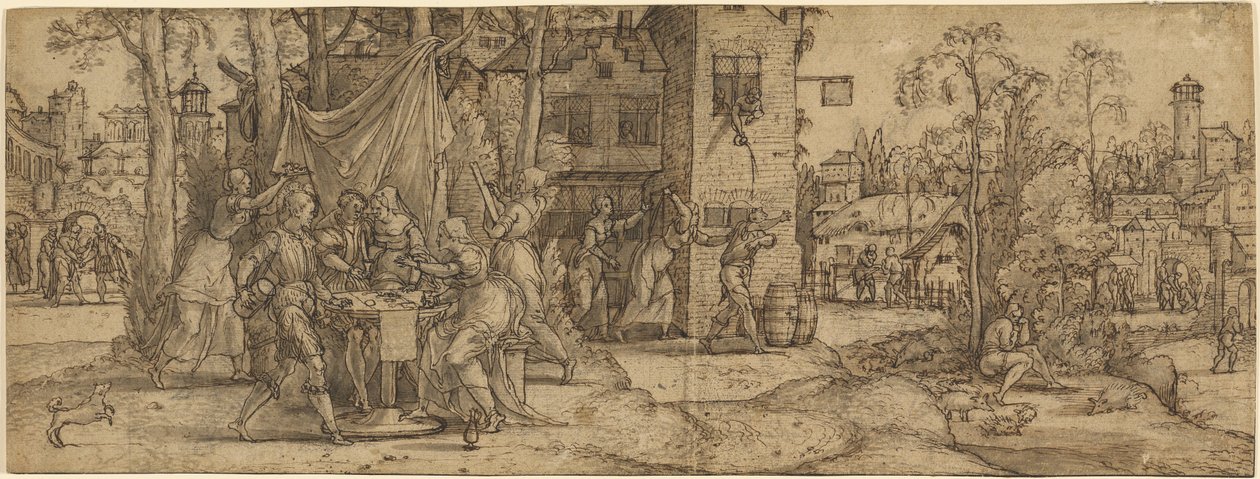 Scener fra den fortabte søns liv af Master of Saint Christopher