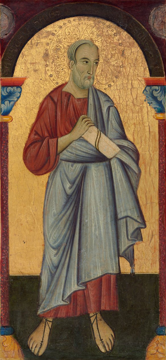 Sankt Johannes Evangelisten af Master of Saint Francis