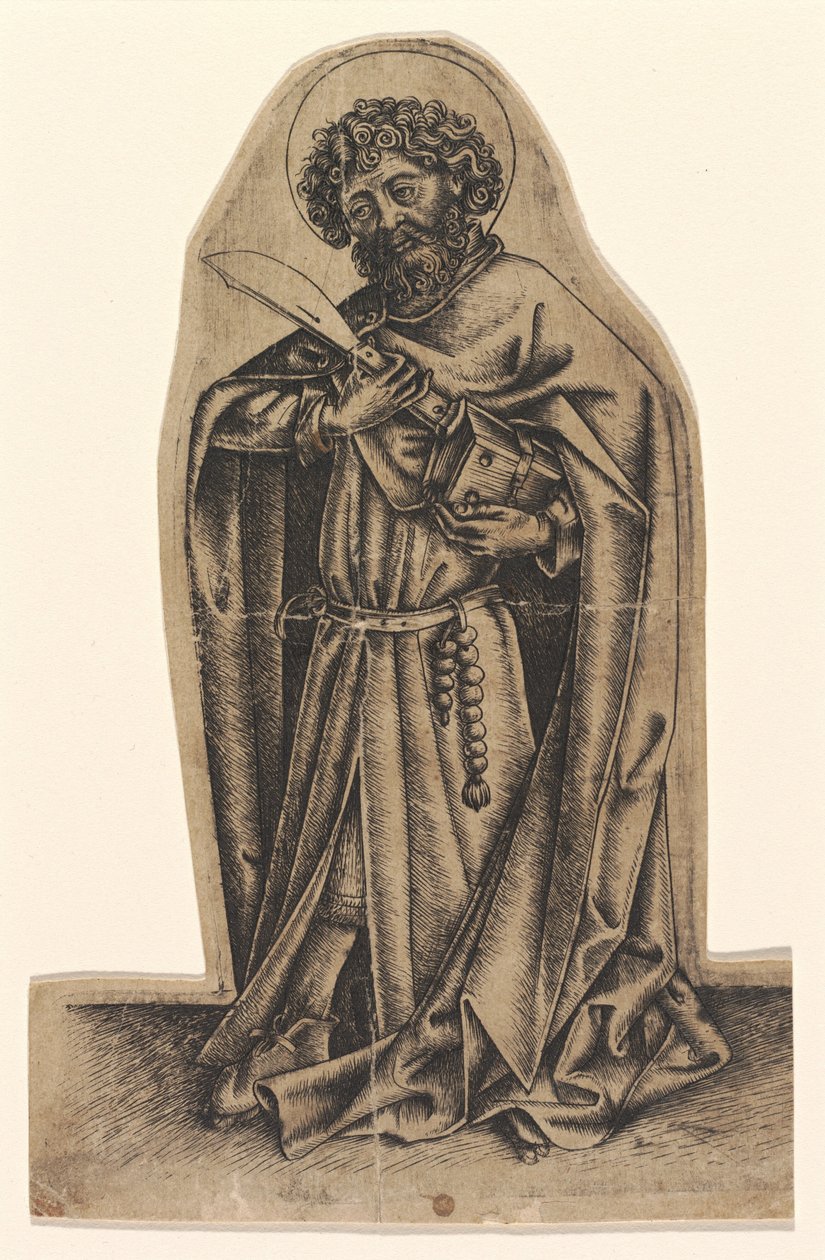 Sankt Bartolomæus af Master of Saint John the Baptist
