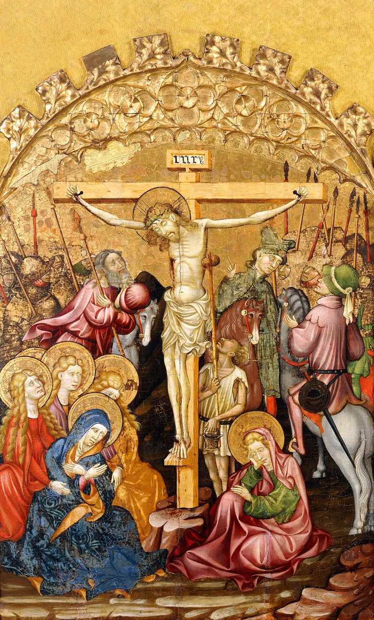 Korsfæstelsen, 1400-tallet af Master of Torralba