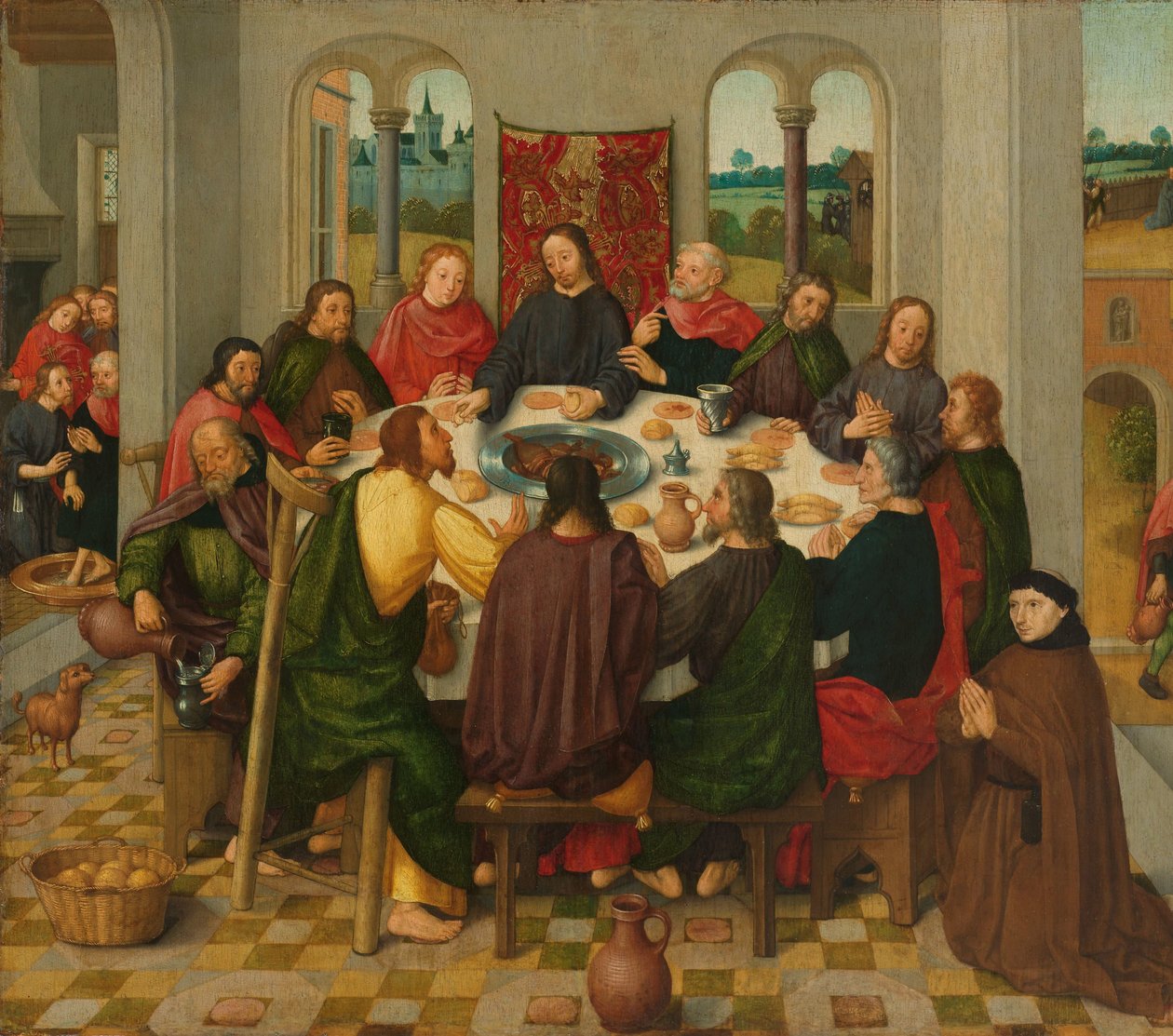 Sidste aftensmad af Master of the Amsterdam Death of