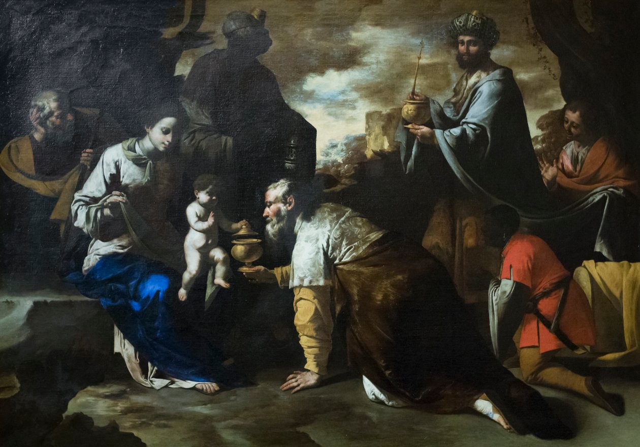 Tilbedelsen af Magi af Master of the Annunciation to the Shepherds