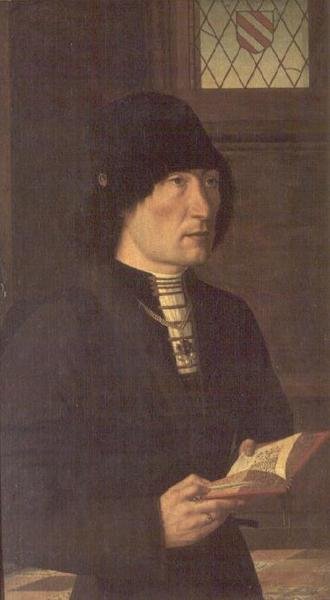 Portræt af Pierantonio Baroncelli, ca. 1489 (olie på panel) af Master of the Baroncelli Portraits