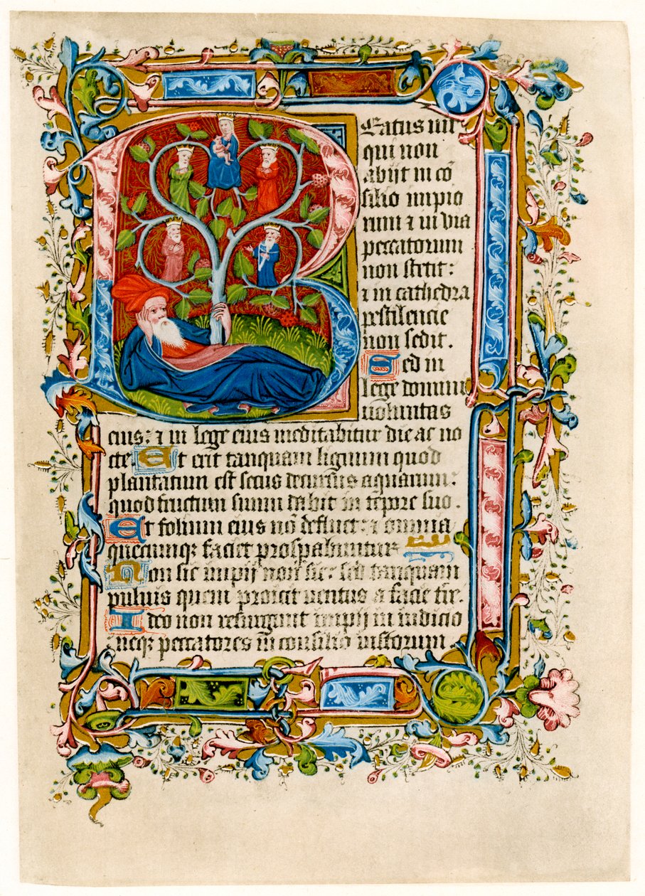 Jesses træ, begyndelsen af det 15. århundrede. af Master of the Beaufort Saints