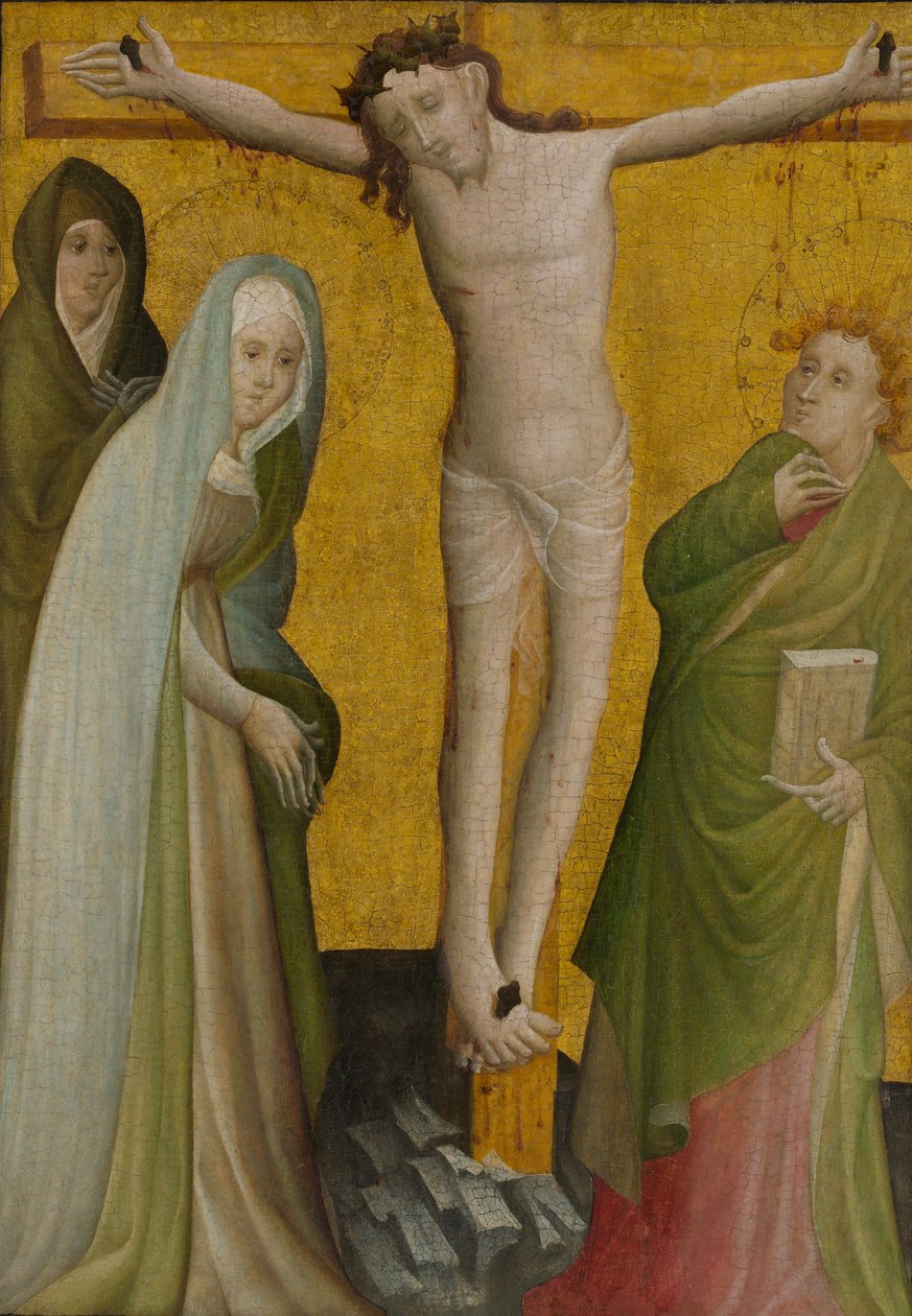 Crucifixion, CA. 1400. af Master of the Berswordt Altar