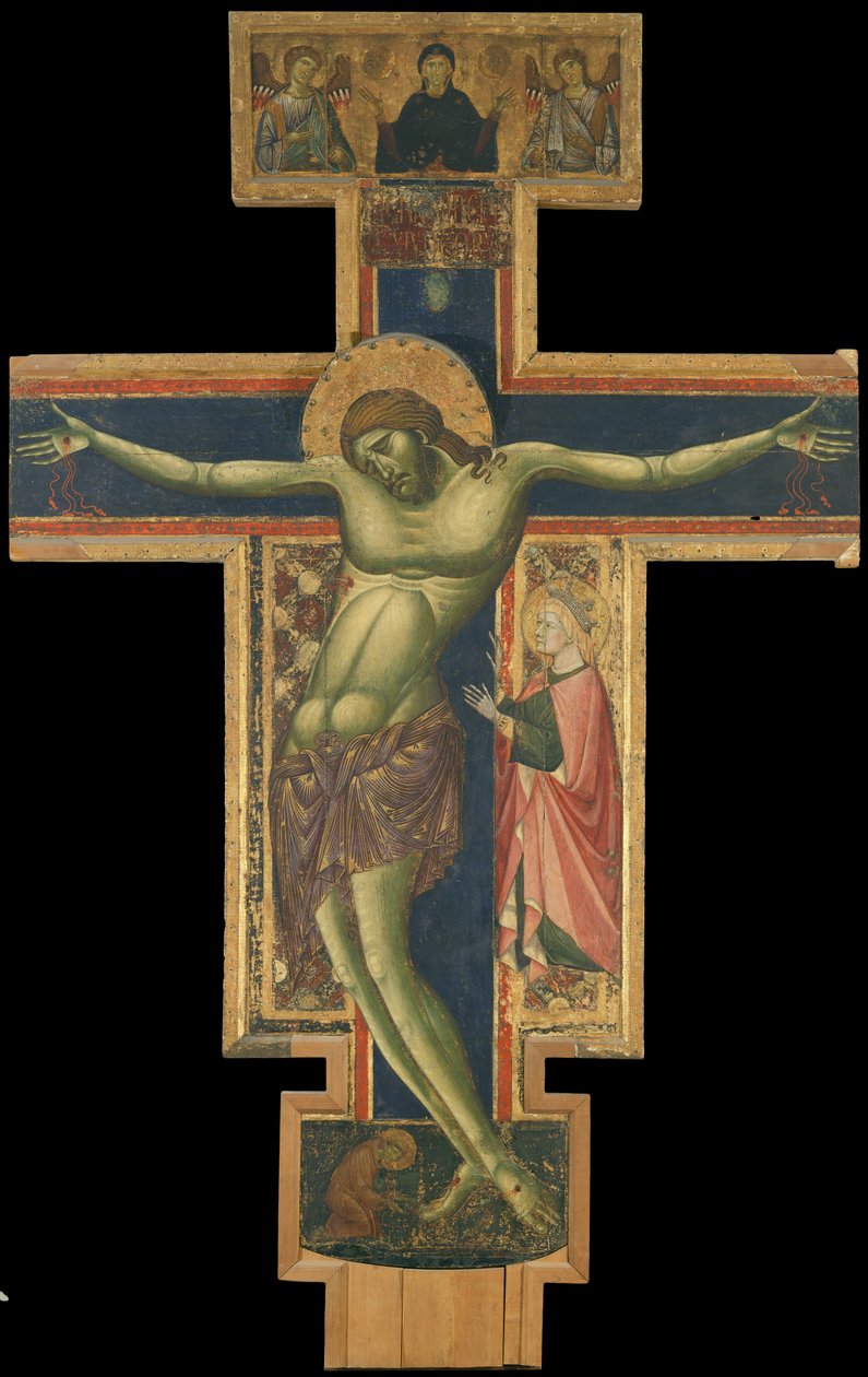 Krucifiks af Master of the Borgo Crucifix