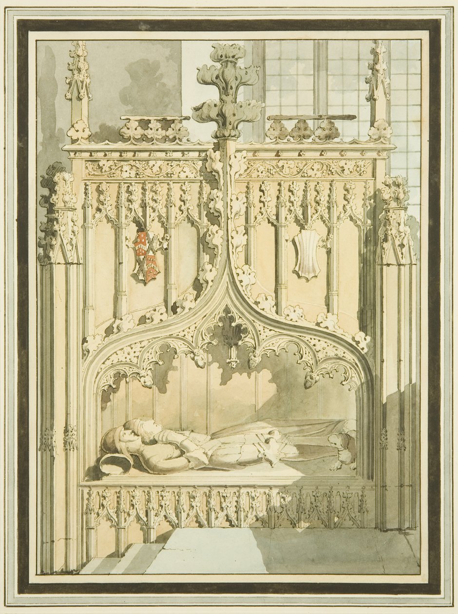 Billeder af Sir Maurice Berkeley og hustru, i St Mark