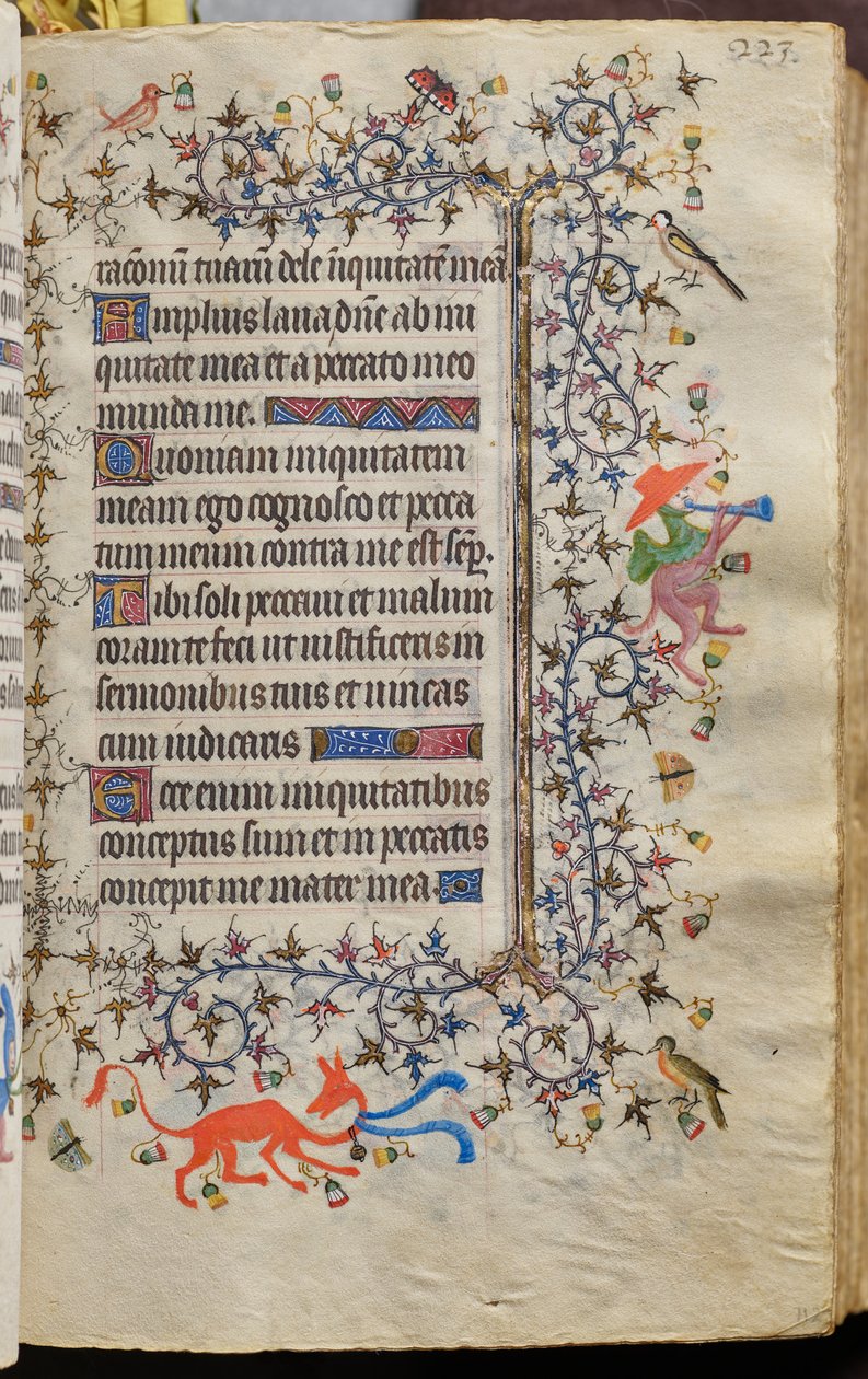 Timebog for Karl den Ædle, konge af Navarra (1361-1425): fol. 112r, Tekst af Master of the Brussels Initials and Associates