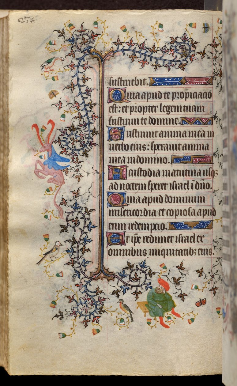 Karl den Ædle, konge af Navarra (1361-1425): fol. 117v, Tekst af Master of the Brussels Initials and Associates