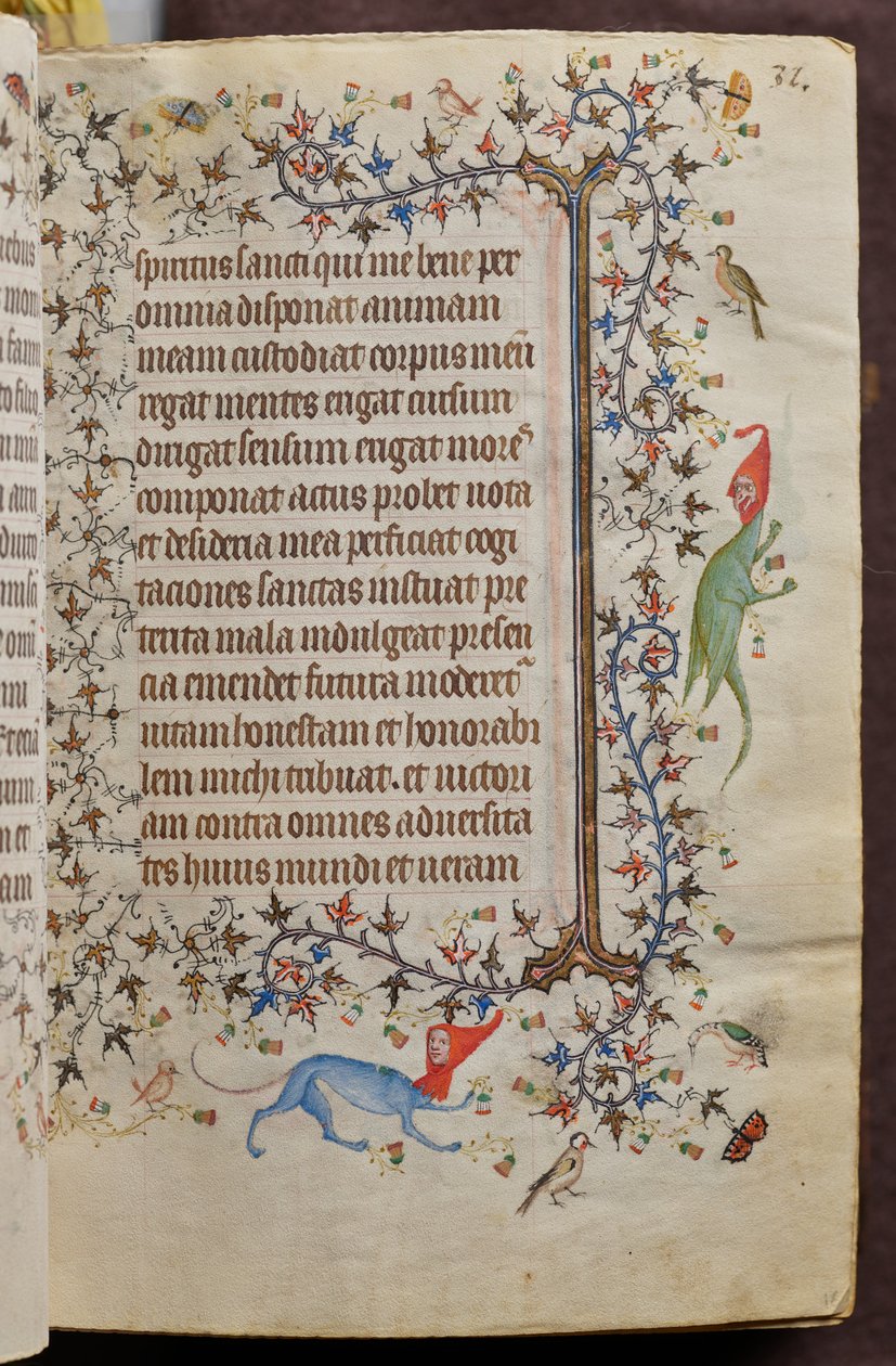 Karl den Ædle, konge af Navarra (1361-1425): bl. 16r, Tekst af Master of the Brussels Initials and Associates