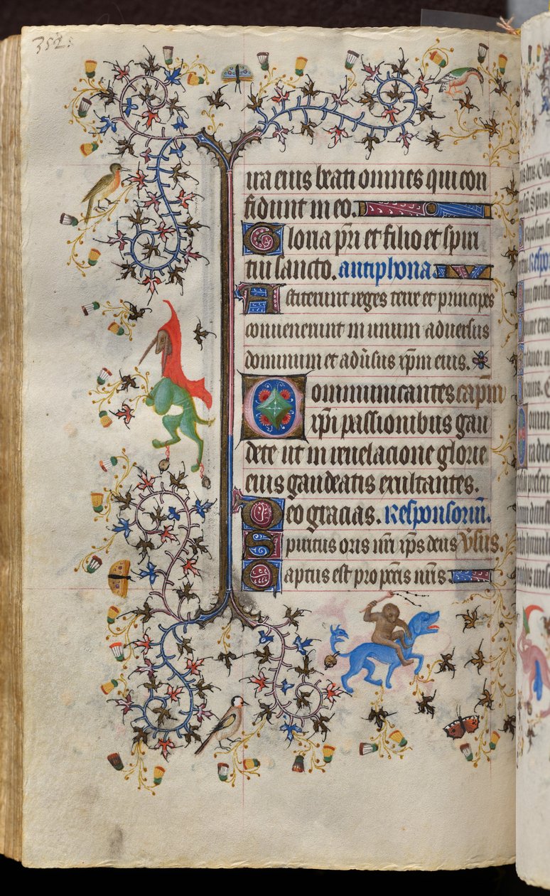 Karl den Ædle, konge af Navarra (1361-1425): fol. 171v, Tekst af Master of the Brussels Initials and Associates