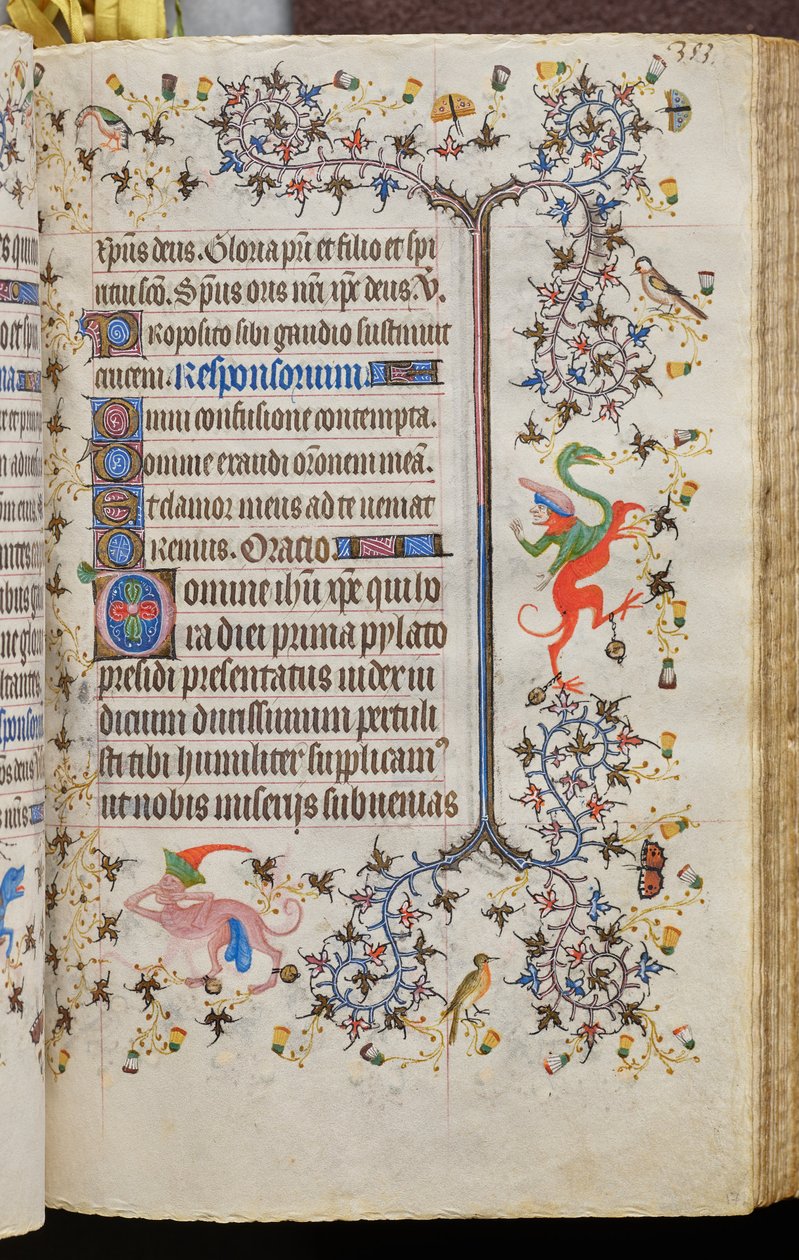 Timebog for Karl den Ædle, konge af Navarra (1361-1425): fol. 172r, Tekst af Master of the Brussels Initials and Associates