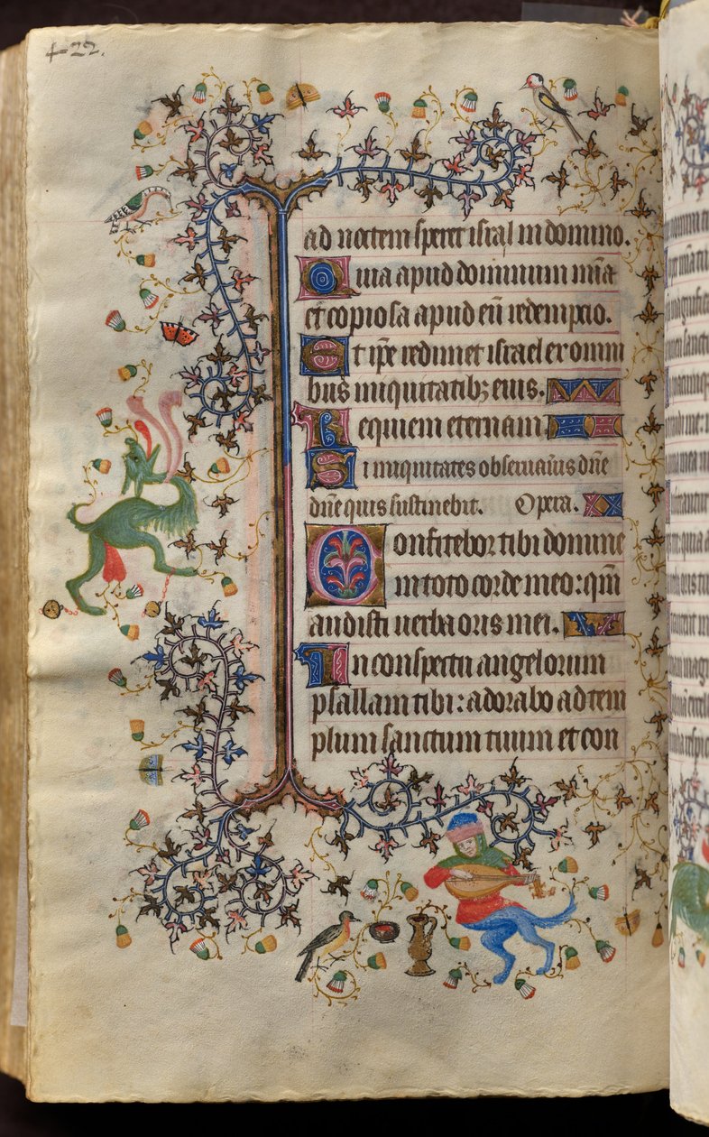 Karl den Ædle, konge af Navarra (1361-1425): fol. 205v, Tekst af Master of the Brussels Initials and Associates