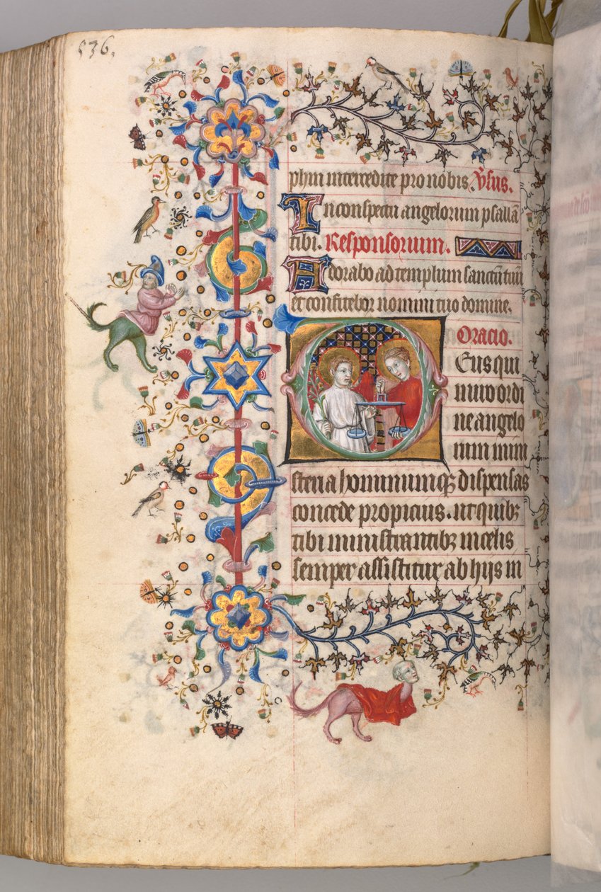 Karl den Ædle, konge af Navarra (1361-1425): fol. 262v, Tekst af Master of the Brussels Initials and Associates