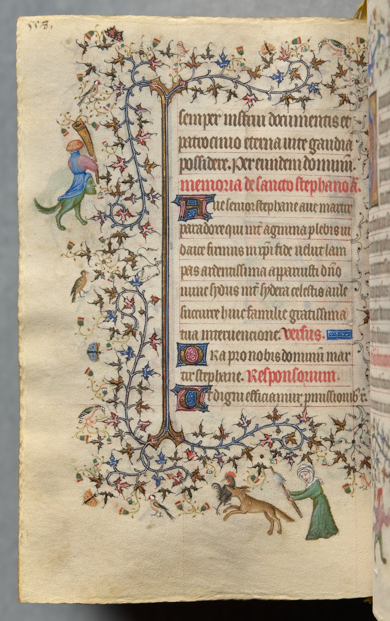 Karl den Ædle, konge af Navarra (1361-1425): fol. 273v, Tekst af Master of the Brussels Initials and Associates