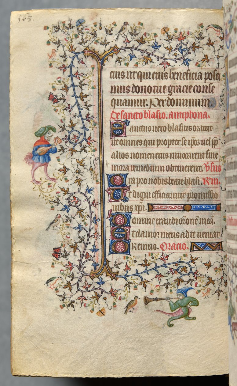 Karl den Ædle, konge af Navarra (1361-1425): fol. 278v, Tekst af Master of the Brussels Initials and Associates