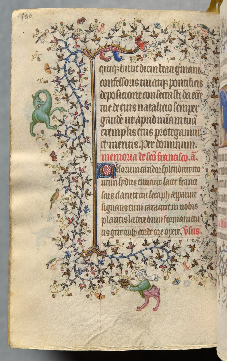 Karl den Ædle, konge af Navarra (1361-1425): fol. 289v, Tekst af Master of the Brussels Initials and Associates
