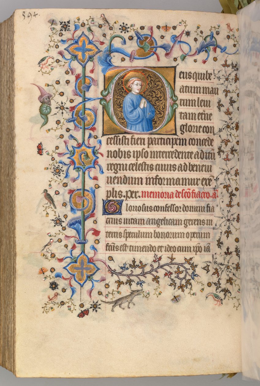 Karl den Ædle, konge af Navarra (1361-1425): fol. 291v, Tekst af Master of the Brussels Initials and Associates