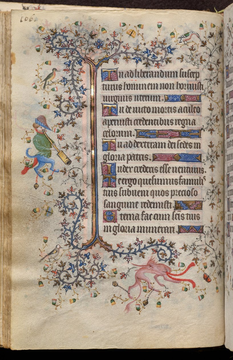 Timebog for Karl den Ædle, konge af Navarra (1361-1425): fol. 53v, Tekst af Master of the Brussels Initials and Associates