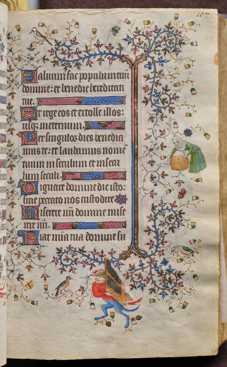 Timebog for Karl den Ædle, konge af Navarra (1361-1425): fol. 54r, Tekst af Master of the Brussels Initials and Associates
