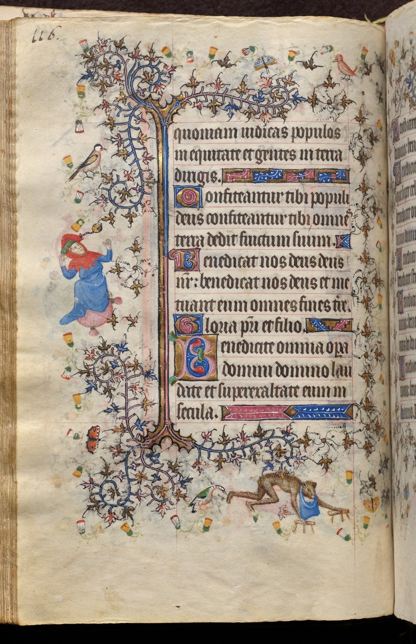 Karl den Ædle, konge af Navarra (1361-1425): fol. 58v, Tekst af Master of the Brussels Initials and Associates