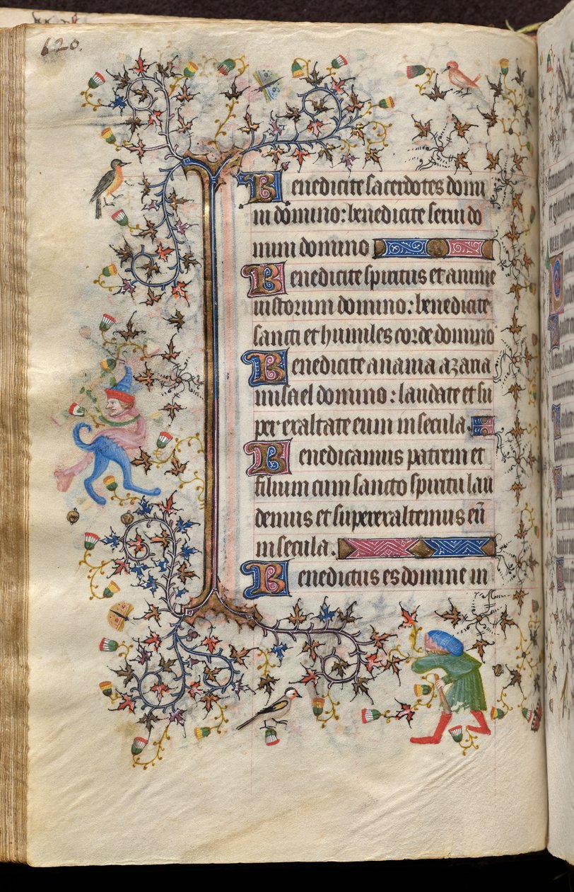 Karl den Ædle, konge af Navarra (1361-1425): fol. 60v, Tekst af Master of the Brussels Initials and Associates