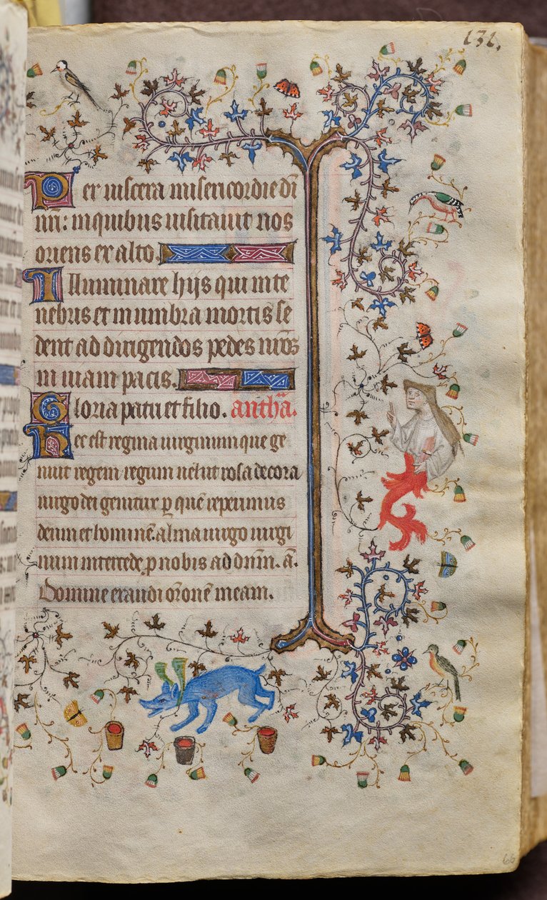 Timebog for Karl den Ædle, konge af Navarra (1361-1425): fol. 66r, Tekst af Master of the Brussels Initials and Associates