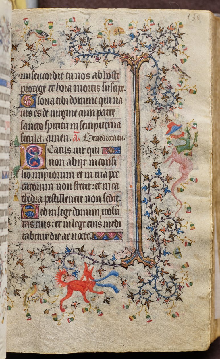Timebog for Karl den Ædle, konge af Navarra (1361-1425): fol. 68r, Tekst af Master of the Brussels Initials and Associates