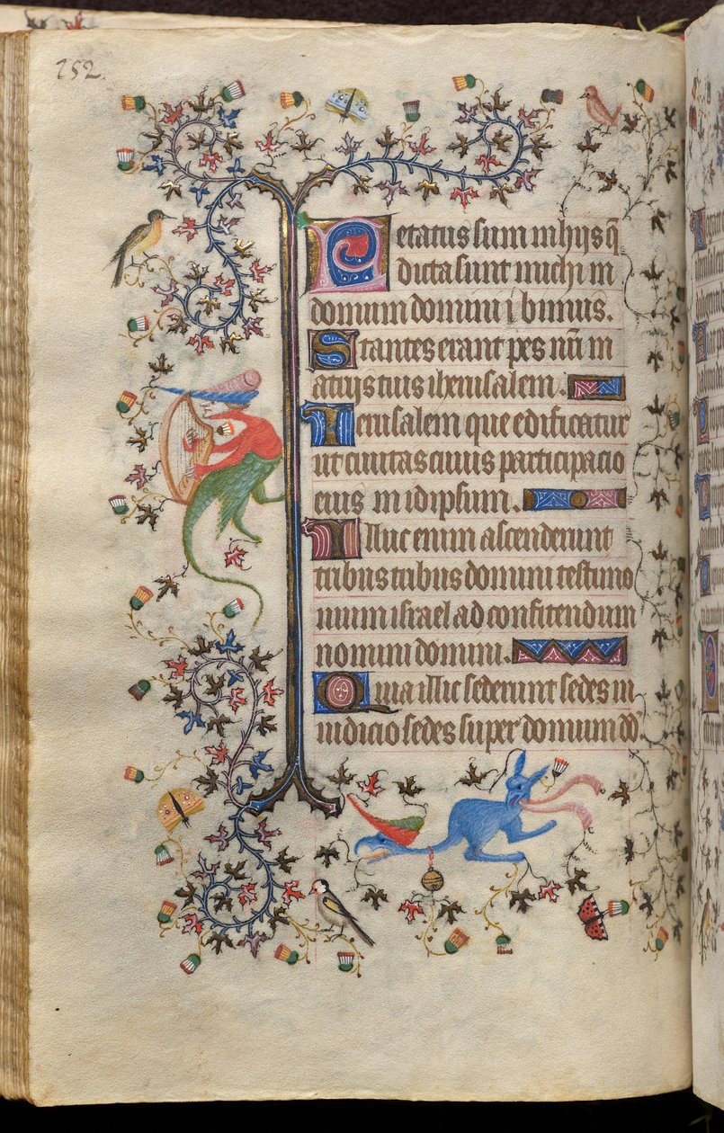 Timebog for Karl den Ædle, konge af Navarra (1361-1425): fol. 76v, Tekst af Master of the Brussels Initials and Associates